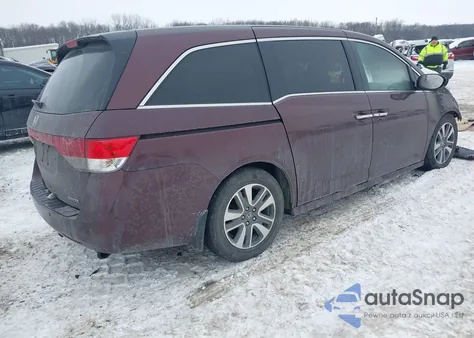 2014 Honda Odyssey Touring/Touring Elite z USA, uszkodzony, nr VIN 5FNRL5H99EB067705